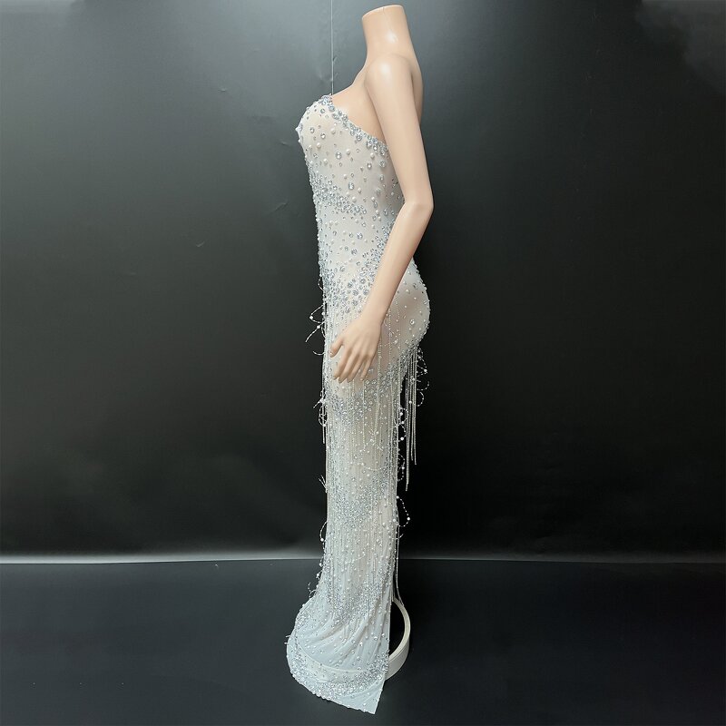 Plus Size Evening Dress Factory - OEM/ODM Novance Y5475 Trending Luxury One Shoulder Night Club