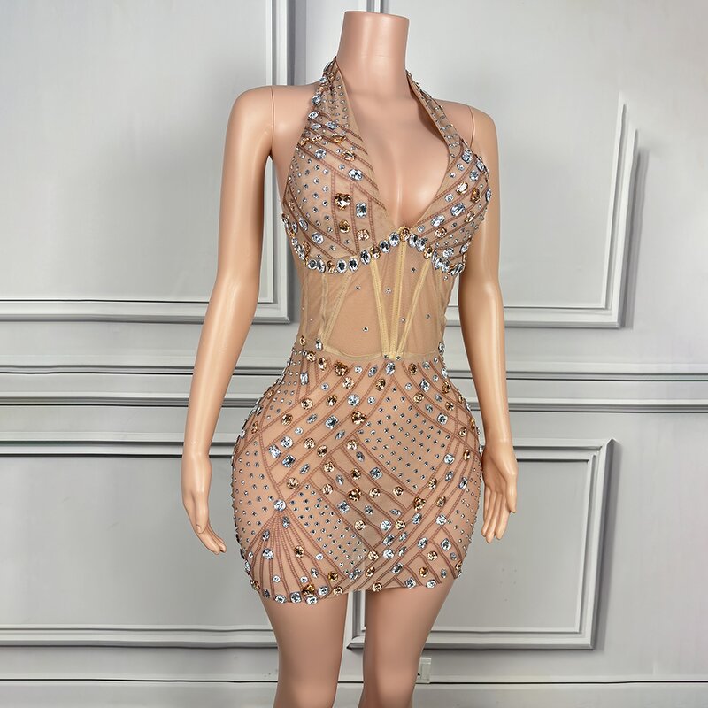 Backless Sexy Dress Factory - OEM/ODM Novance Y3999 Halter Night Club Cocktail Party Chic