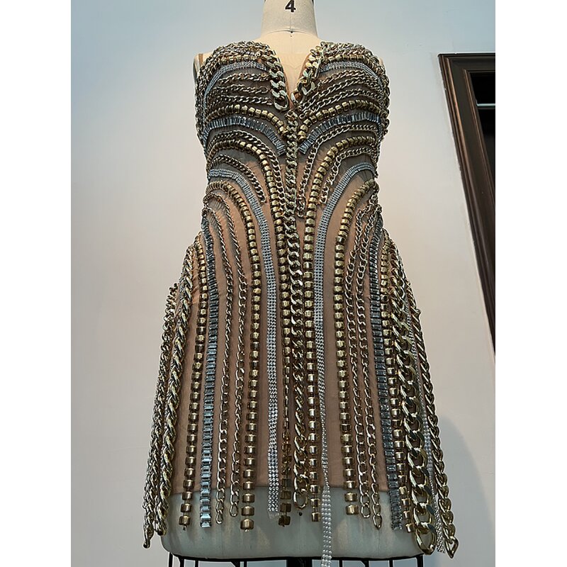 Dropshipping Clothes Manufacturer - OEM/ODM NOVANCE F3257 2024 Sexy Club Halter Tassel Dress