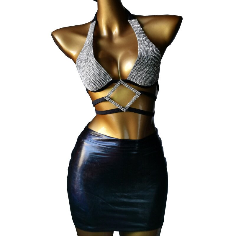 Club Wear Manufacturer - OEM/ODM Novance High Quality Lingerie Diamond Deep V Neck Cover up