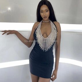 Bikini Manufacturer - OEM/ODM Nocance 2023 Shinny Crystal Swimwear Plus Size Lingerie Sexy