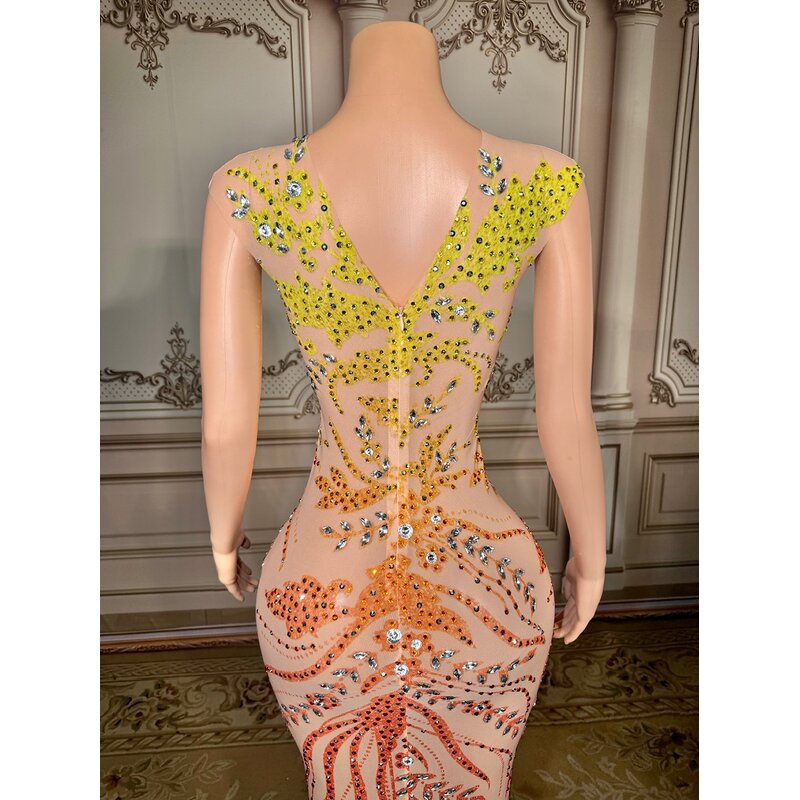 New Products Evening Dress Manufacturer - OEM/ODM Novance Y4582 2025 Beadings Rhinestones Luxury Slim Sexy