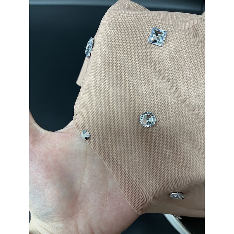 Hollow Out Party Dress Factory - OEM/ODM Novance Y4 Sexy Slim Fit Elegant Blingbling Rhinestone