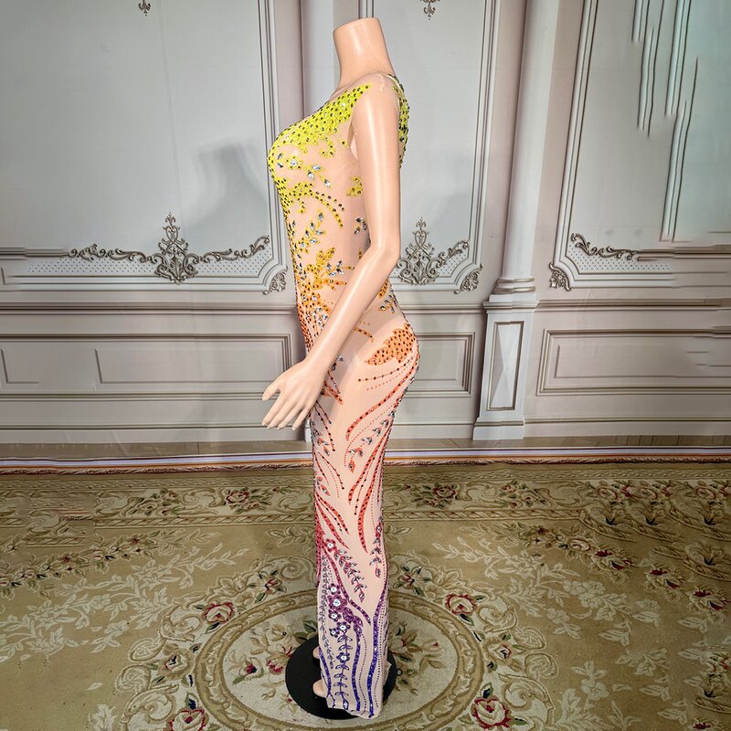 New Products Evening Dress Manufacturer - OEM/ODM Novance Y4582 2025 Beadings Rhinestones Luxury Slim Sexy