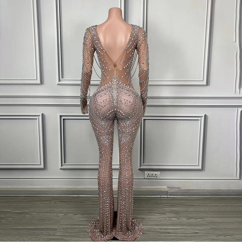 Women's Jumpsuit Factory - OEM/ODM Novance Y4204 V-Neck Party Wear Plus Size Wholesale Clothing