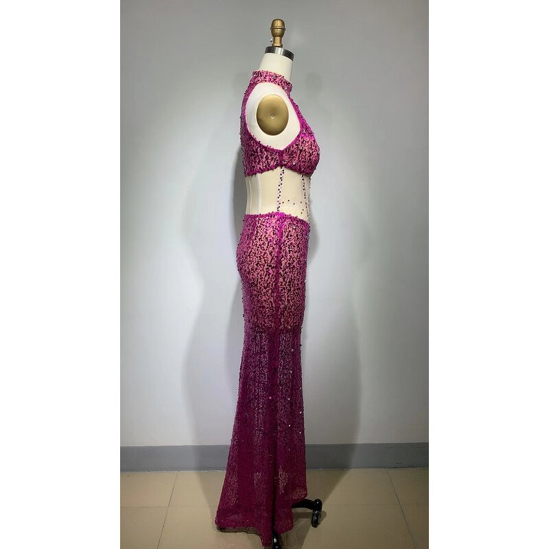 Prom Dresses Factory - OEM/ODM NOVANCE 2023 Off Shoulder Elegant Shiny Sequins Dressing Gown