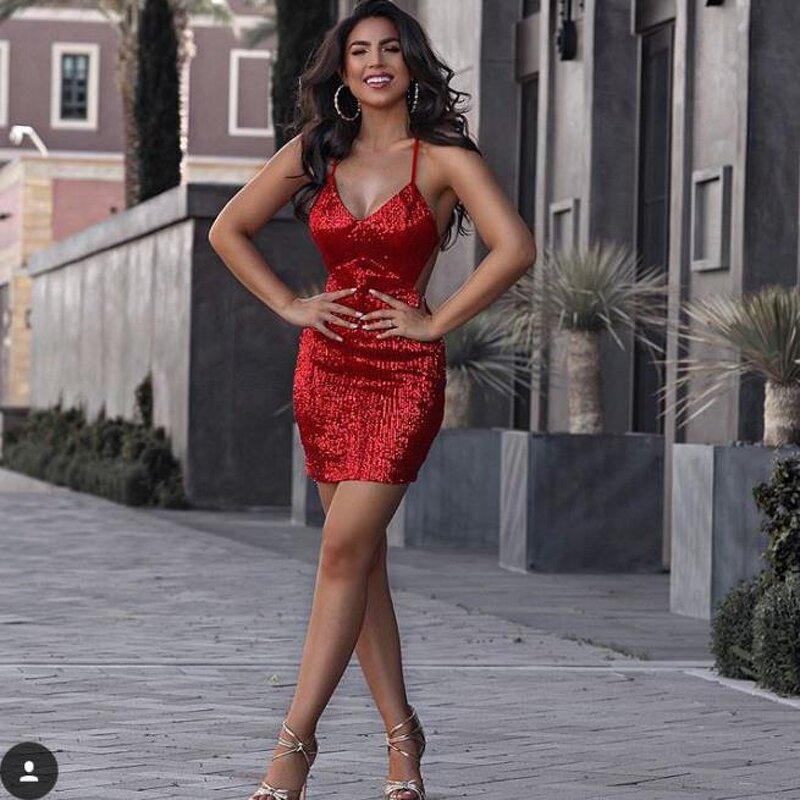 New Style Dress Factory - OEM/ODM Red Sleeveless Backless Bondage Party One Piece