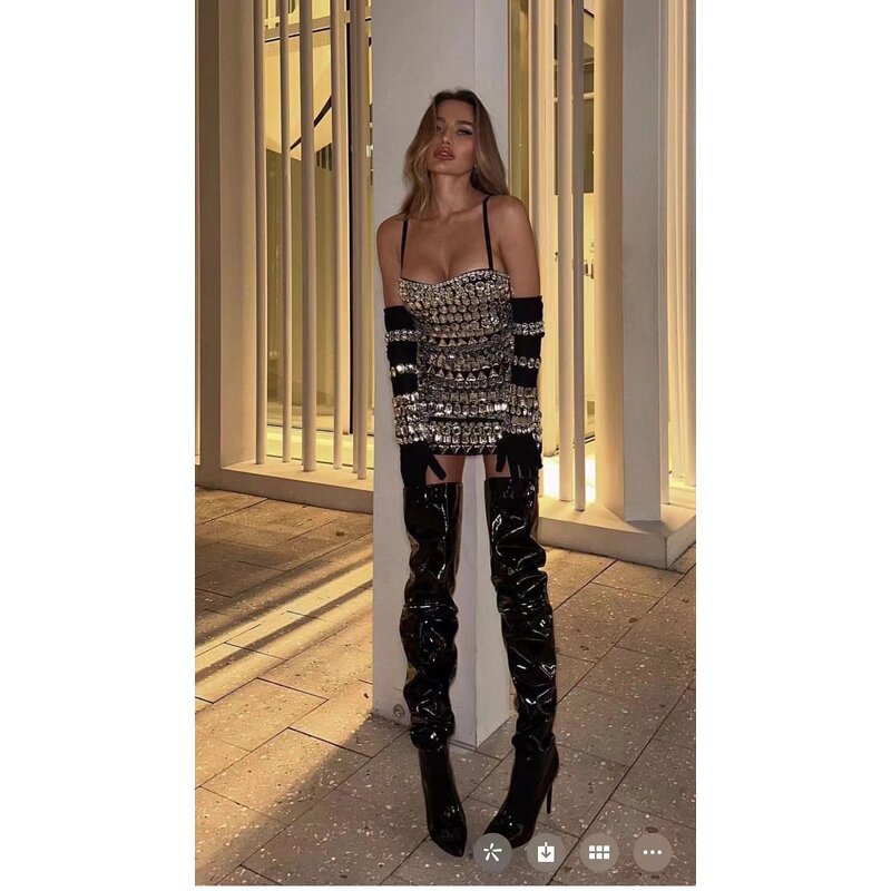 Evening Dress Manufacturer - OEM/ODM Novance B3331 2024 Formal Luxurious Bodycon Dress With Gloves