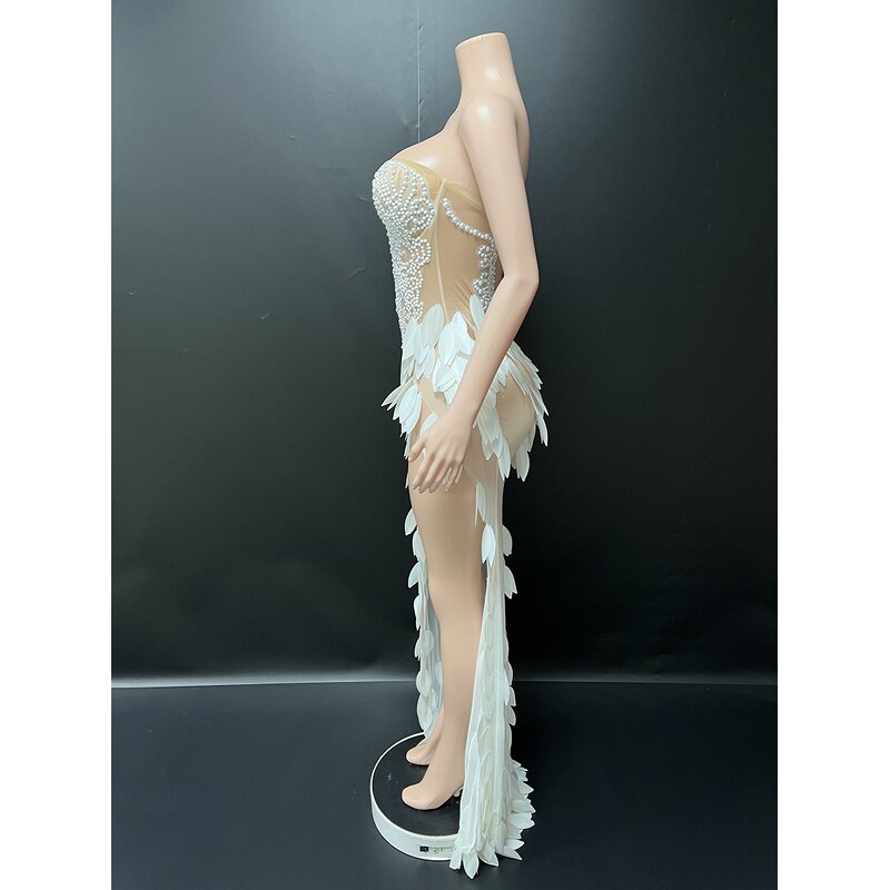 Club Dress Manufacturer - OEM/ODM Novance Y5483 Hot 2025 Lady High Slit Sequined Evening