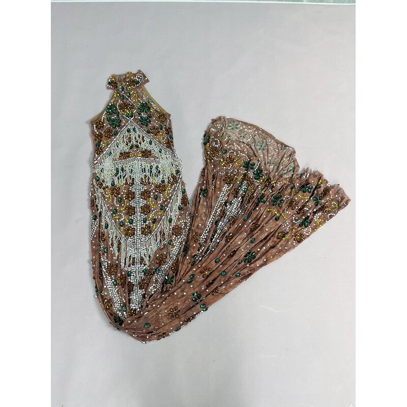 Top Selling Prom Dress Manufacturer - OEM/ODM Novance Y4214 Rhinestones Tassels Elegant Long Mermaid