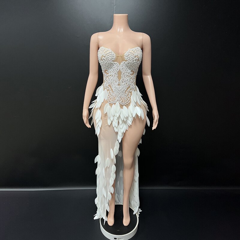 Club Dress Manufacturer - OEM/ODM Novance Y5483 Hot 2025 Lady High Slit Sequined Evening