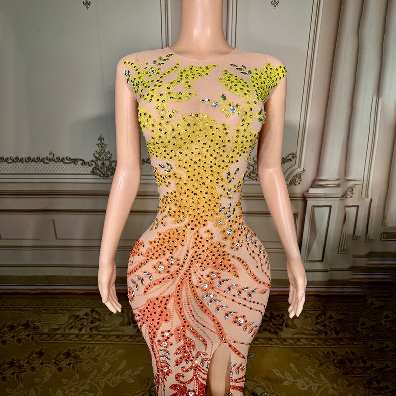 New Products Evening Dress Manufacturer - OEM/ODM Novance Y4582 2025 Beadings Rhinestones Luxury Slim Sexy