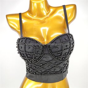 Lingerie Femme Manufacturer - OEM/ODM Novance 2021 Pearl Diamond Fitness Bralette Push up Adjustable