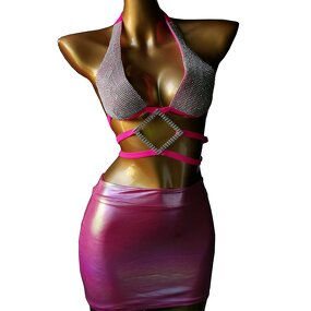 Club Wear Manufacturer - OEM/ODM Novance High Quality Lingerie Diamond Deep V Neck Cover up