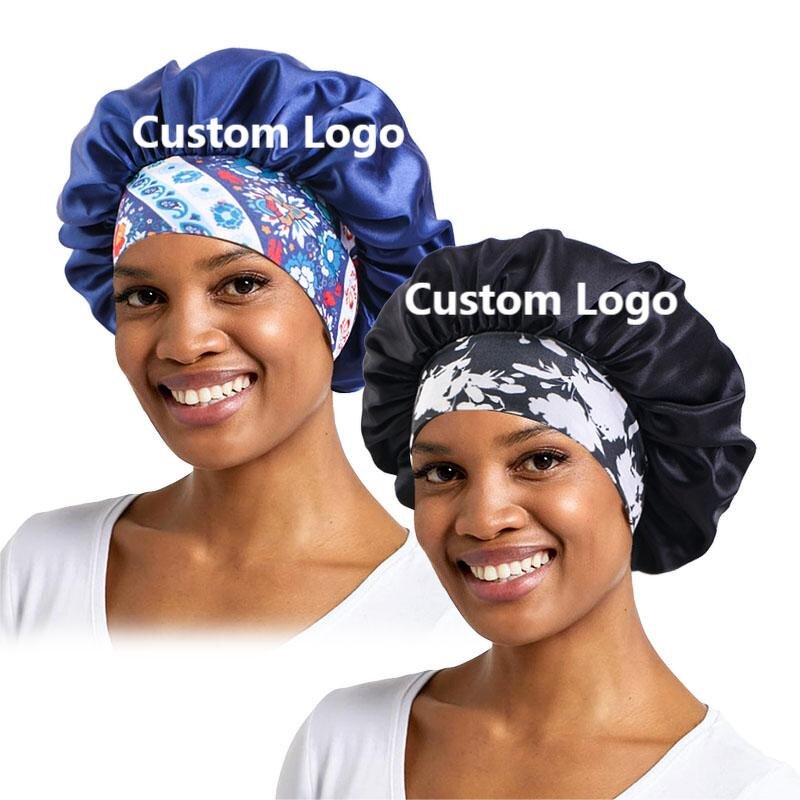 Bonnet Manufacturer - Customized Style Wholesale Two Pieces/Set Satin