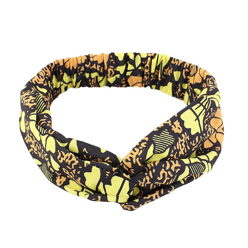 Headband Manufacturer - New Style African Printed Stretch Cotton Salon Make up