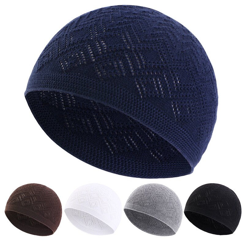 Prayer Cap Manufacturer - Crochet Islamic Kufis Men's Muslim Cotton Cap