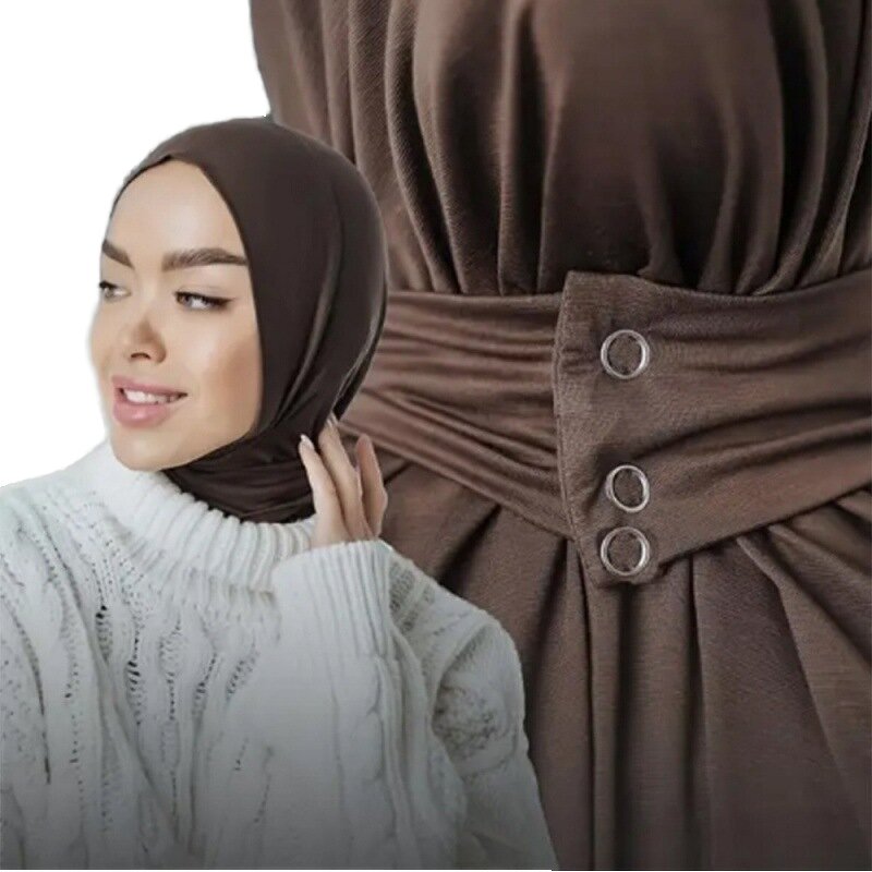 Headscarf Supplier - Adjustable Elastic Multi-Color Cotton Strap Button Hat