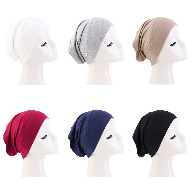 Hijab Cap Factory - Wide Band Soft Muslim Stretch Turban Custom Islamic