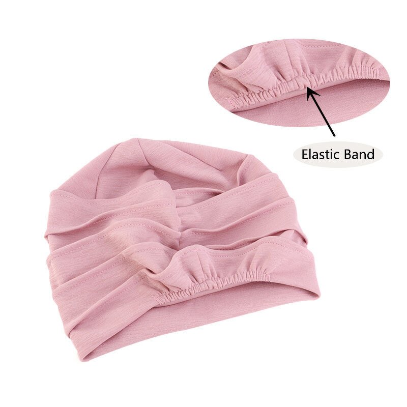 Turban Hats Supplier - Slouchy Hair Loss Beanies Soft Polyester Cancer Hat