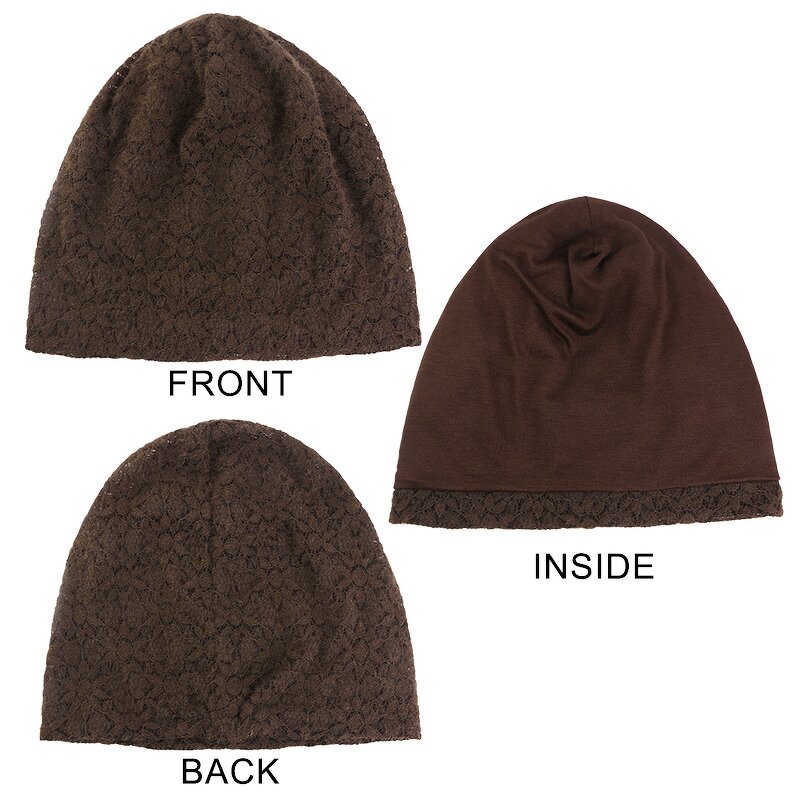 Women's Winter Hats Manufacturer - Best-selling Cotton and Lace Double-layer