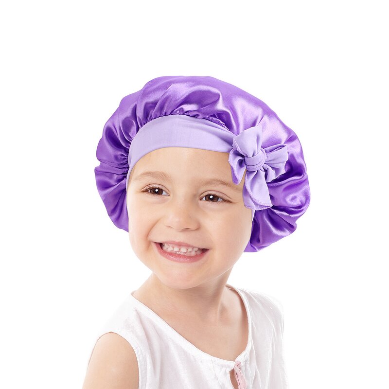 Child Sleep Bonnets Manufacturer - Kid Style Low Price Stock Candy Color Caps