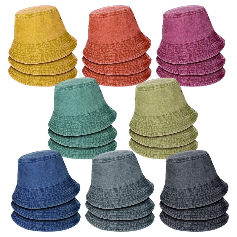 Bucket Caps Factory - New Arrival Candy Color Comfortable Cotton Unisex Style