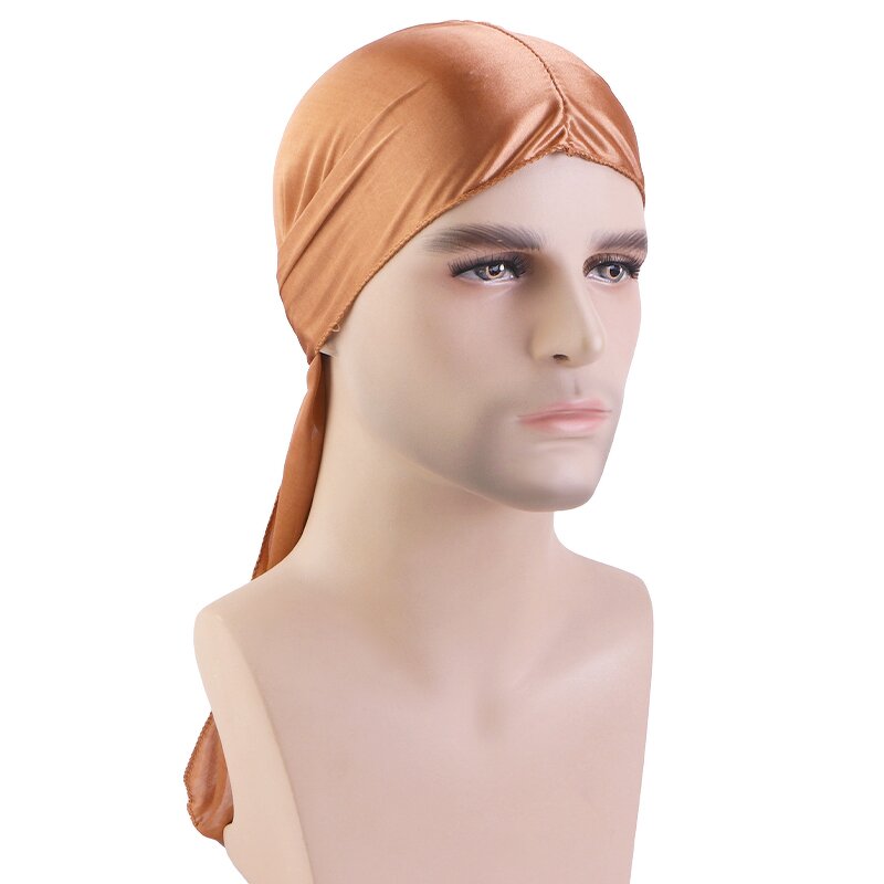 Durag Manufacturer - High Quality Designer Two Pieces/Set Unisex Long Straps