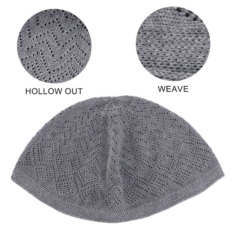 Prayer Cap Manufacturer - Crochet Islamic Kufis Men's Muslim Cotton Cap