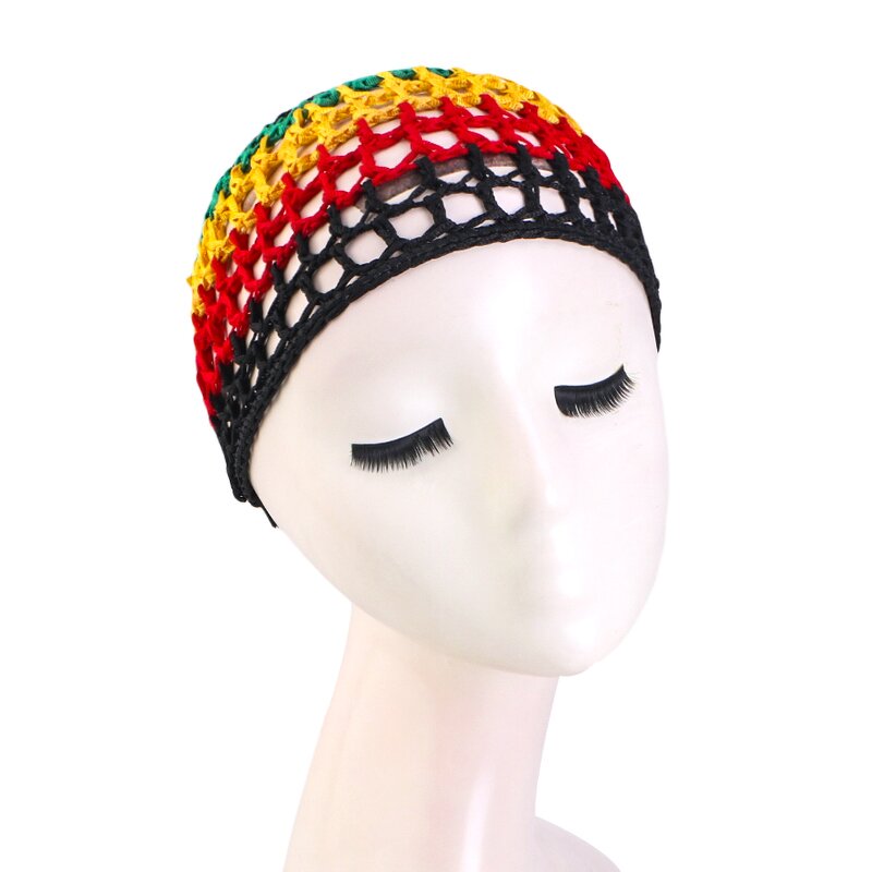 Hair Net Manufacturer - Jamaican Reggae Rasta Crochet Mesh Cap Knit Snood