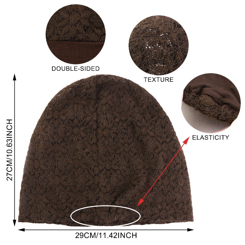 Women's Winter Hats Manufacturer - Best-selling Cotton and Lace Double-layer