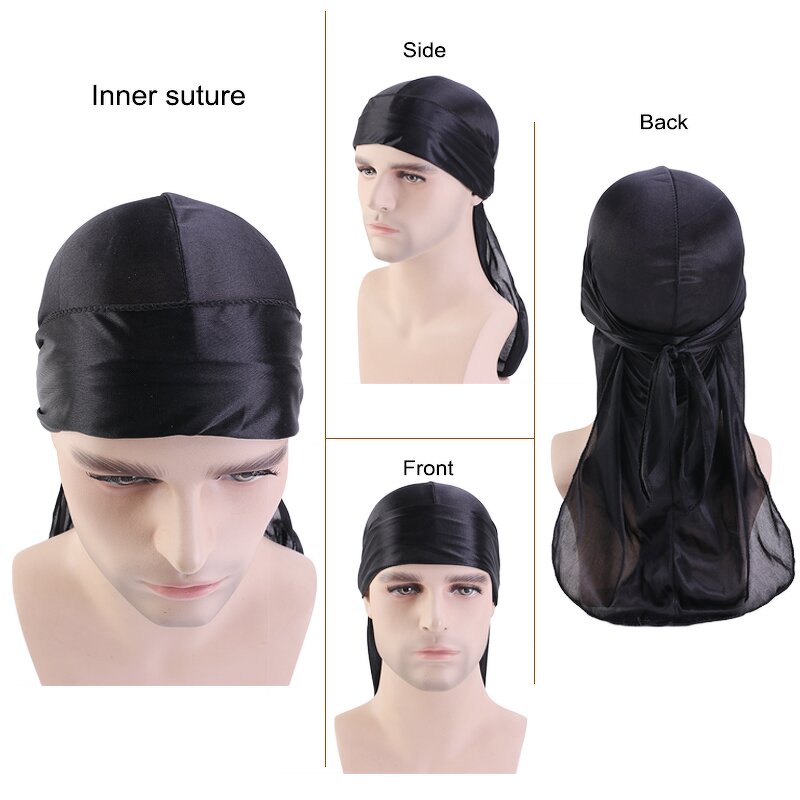 Durag Manufacturer - Wholesale Unisex Designer Vendor Silk Do Rag Headwrap
