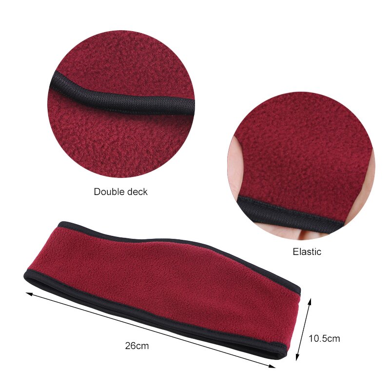 Headband Manufacturer - Multi-color Men Women Polar Fleece Double Keep Warm