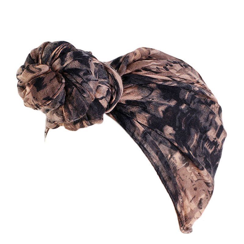 Hijab Headscarf Factory - New Fashion Voile Women Knotted Head Turban