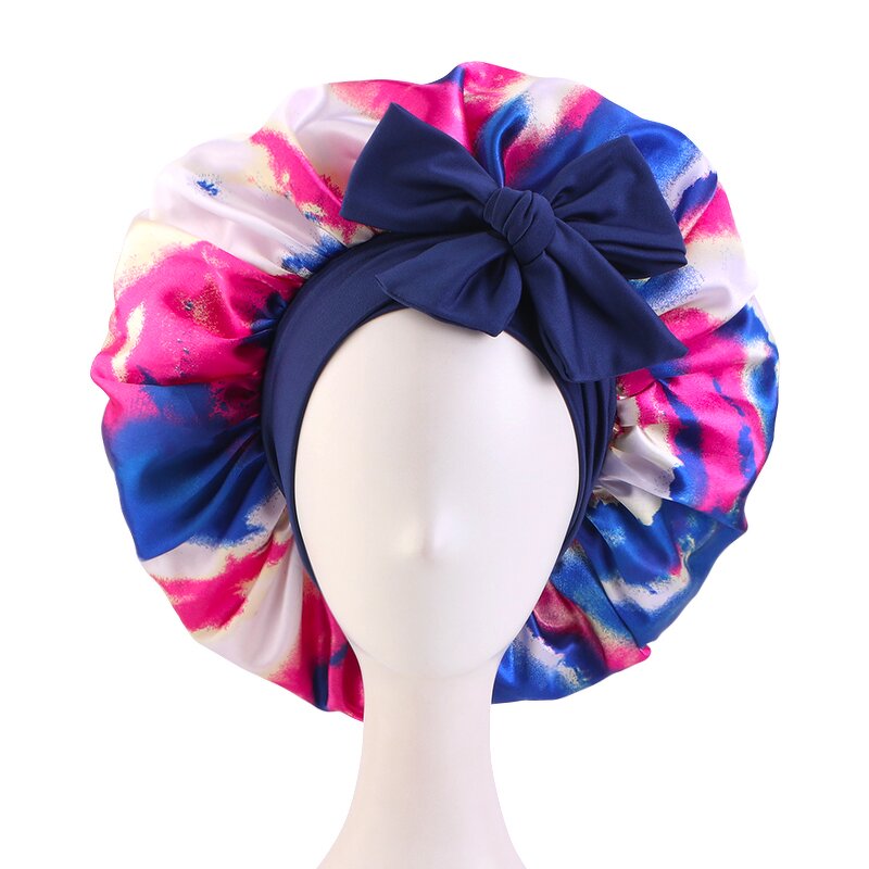 Women's Satin Sleep Caps Supplier - High-quality Elastic and Comfortable with Ribbon