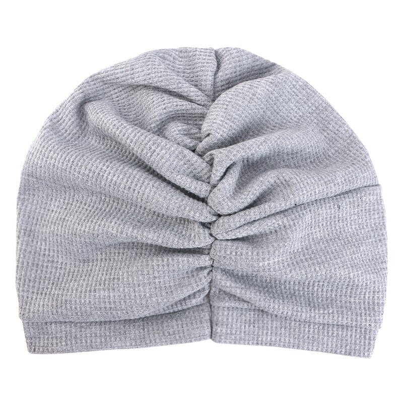 Headscarf Manufacturer - Winter Cotton Soft Knotted Style Solid Color Turban