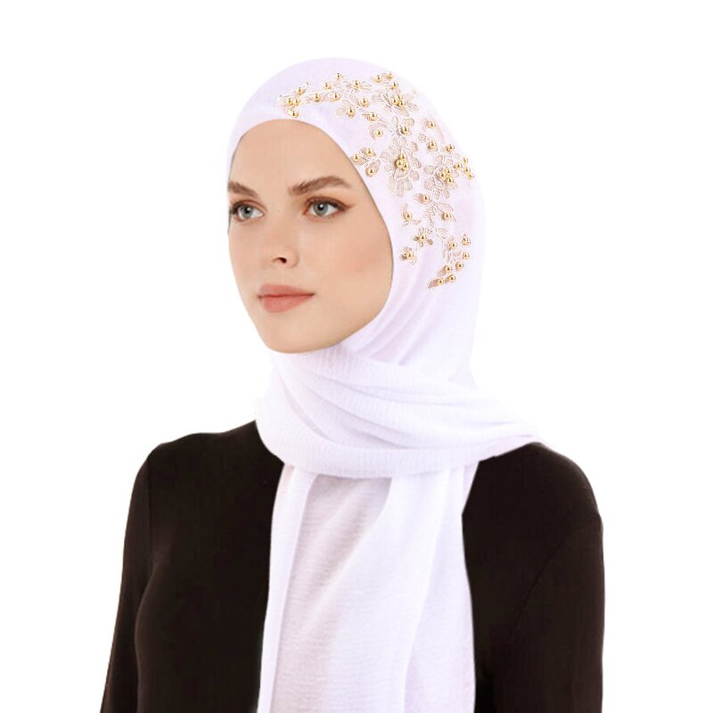 Muslim Headscarf Manufacturer - Flower Accessories Luxury Women Daily Life