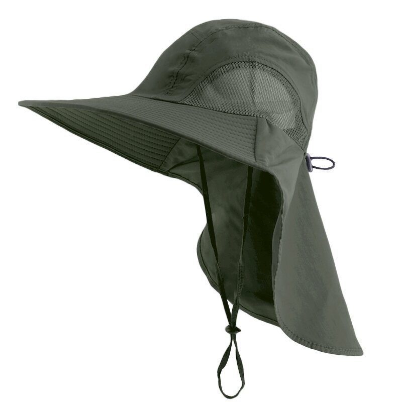 Fisherman Caps Supplier - Unisex Custom Logo Wide Brim String Waterproof