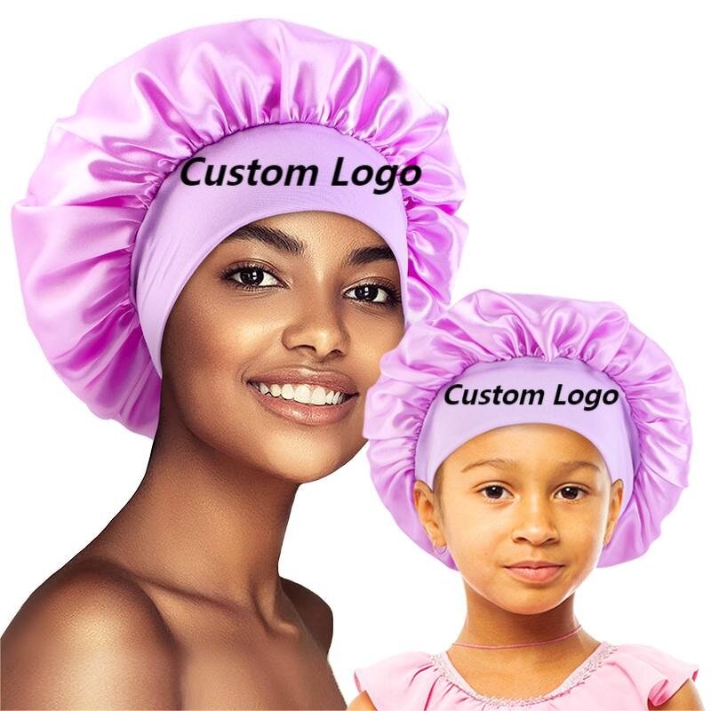 Bonnets Manufacturer - Factory Price Two Pieces/Set Mommy and Baby Custom