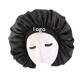 Sleeping Cap Manufacturer - 42 cm Large Size Satin Bonnets with Small Band