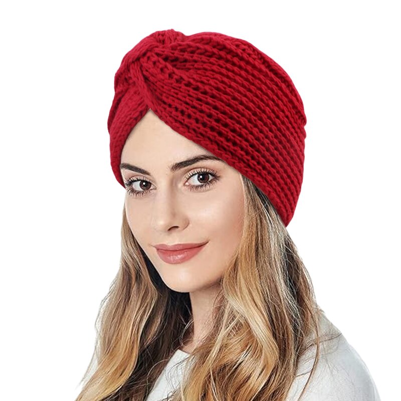 Knit Cap Manufacturer - Solid Color Plain Knitted Full Acrylic Thicker Warm