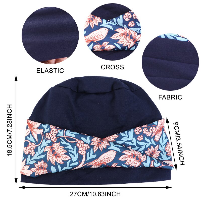 Muslim Hijab Supplier - Bohemian Scarf Head Covering Floral Twist Headband