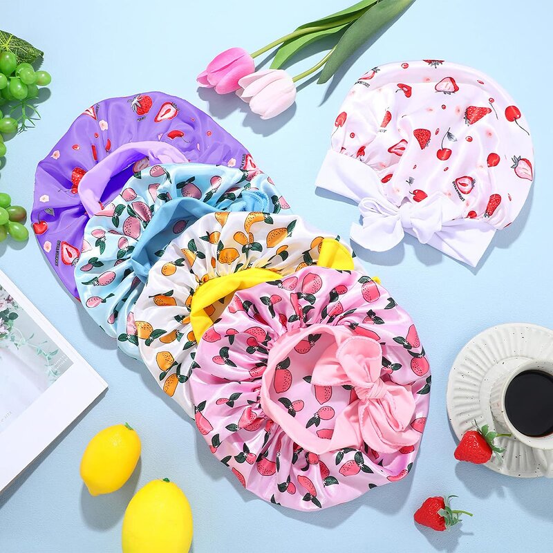 Hair Bonnet Supplier - Factory Vendor Kids Long Elastic Band Satin with Ties