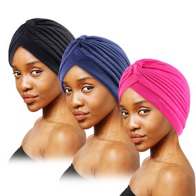 Twist Turban Manufacturer - Wholesale Three Pieces/Set Custom Logo Ladies