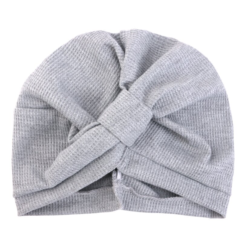 Headscarf Manufacturer - Winter Cotton Soft Knotted Style Solid Color Turban