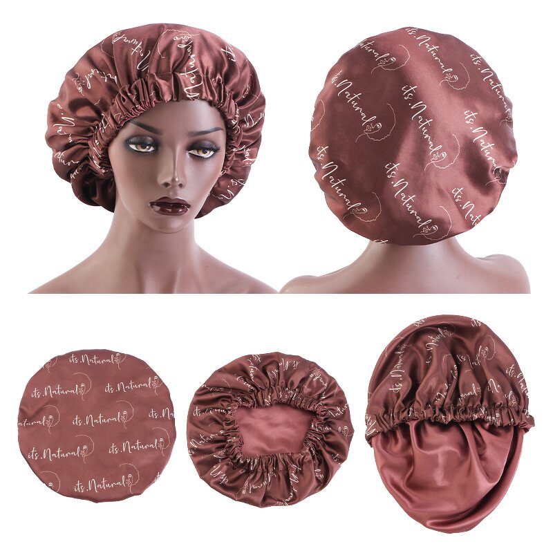 Satin Bonnets Supplier - Free Design Women Reversible Braiding for Night