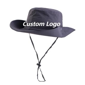 Fishermen Hats Factory - High Quality Custom Logo Wide Brim Polyester Bucket