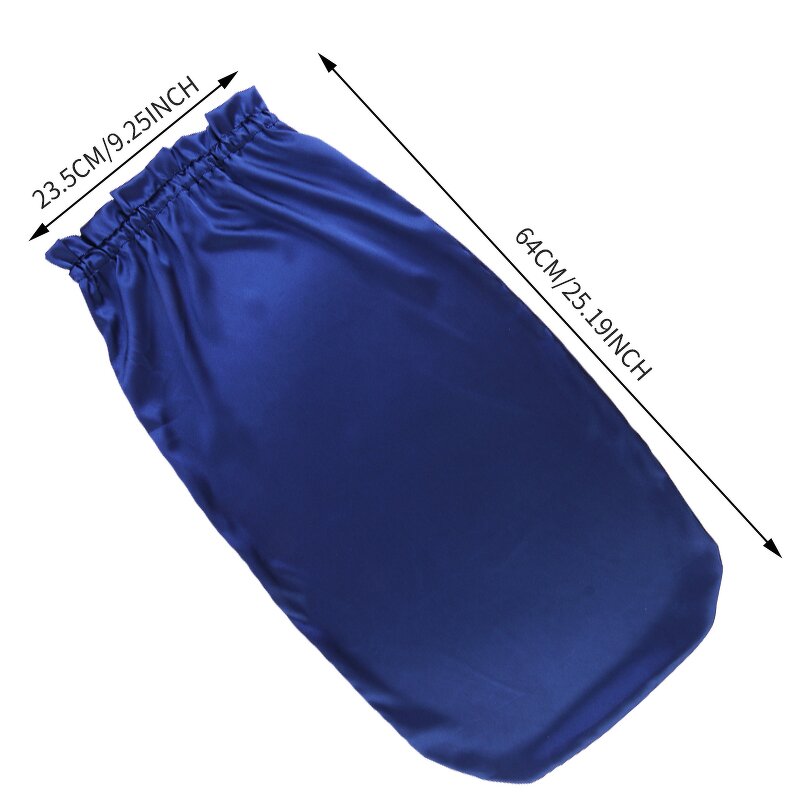 Satin Long Bonnet Supplier - Logo Custom Wide Elastic Band for Braids