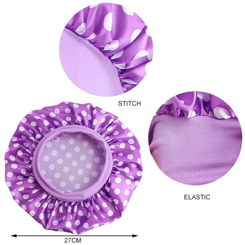 Satin Hair Bonnets Supplier - Childlike Innocence Pattern Three Pieces/Set
