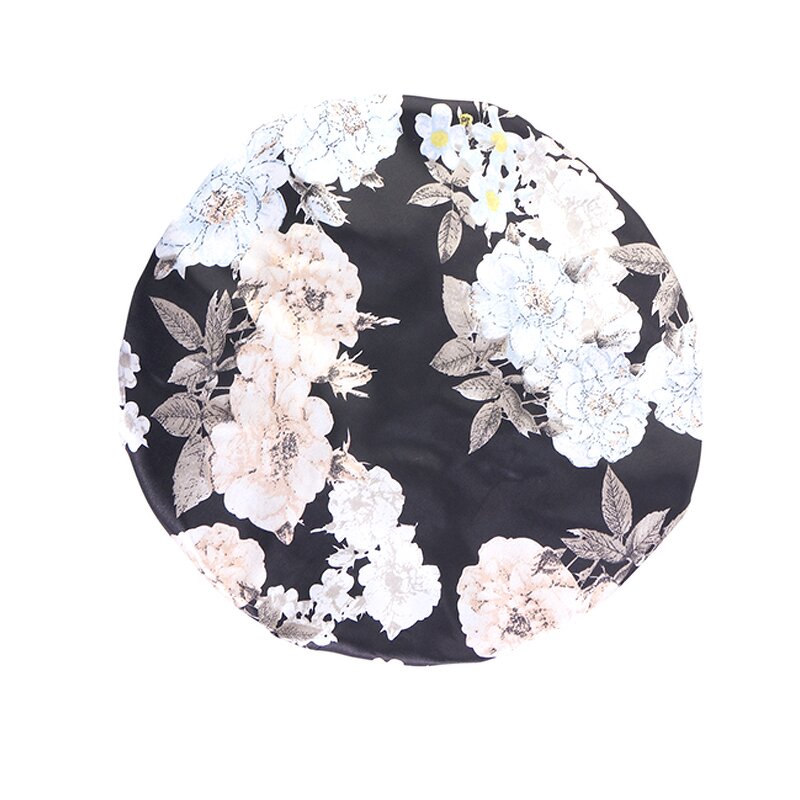 Sleep Bonnets Supplier - Best Selling Two Pieces/Set Satin Material Wide Band